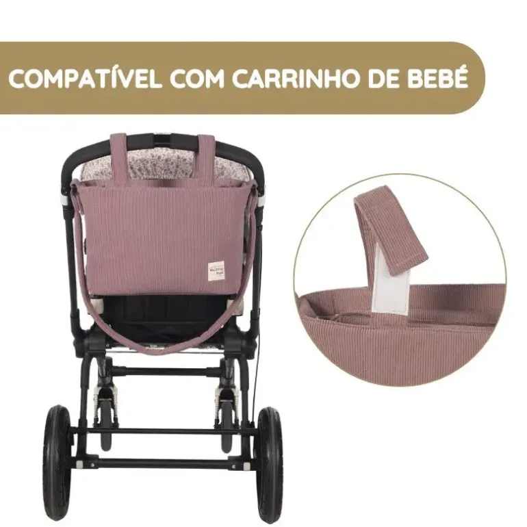 Walking Mum Mala de Passeio Pana Gala Cerise