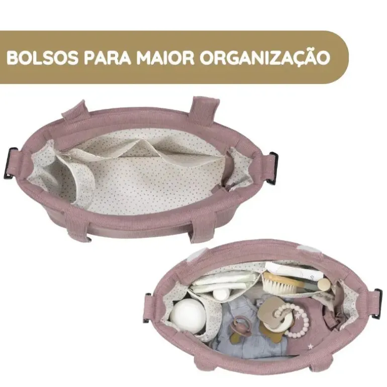 Walking Mum Mala de Passeio Pana Gala Cerise