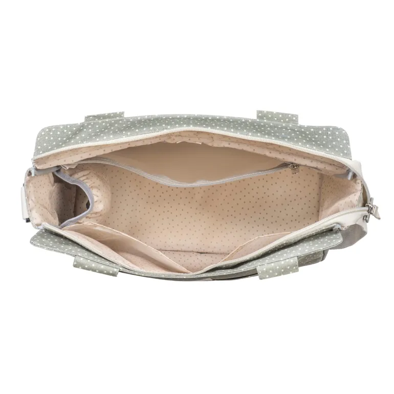 Walking Mum Mala de Passeio Poppy Dots - Musgo
