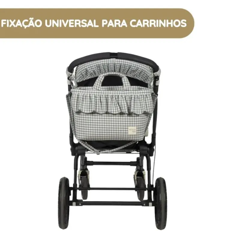 Walking Mum Mala de Passeio Praliné Vichy - Matcha