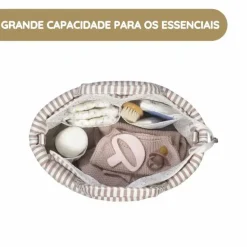 Walking Mum Mala de Passeio Praliné Rayas - Moka