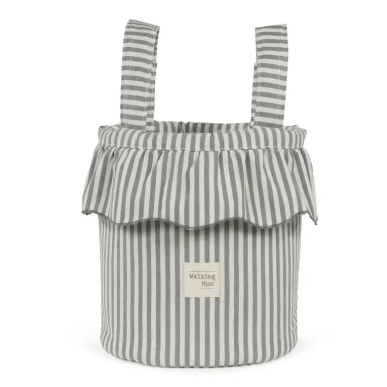 Walking Mum Mala Organizadora Bucket Praliné Rayas - Matcha