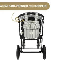 Walking Mum Mala Organizadora Bucket Praliné Rayas - Matcha