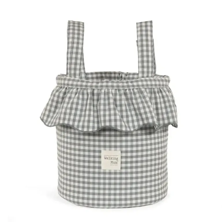 Walking Mum Mala Organizadora Bucket Praliné Vichy - Matcha