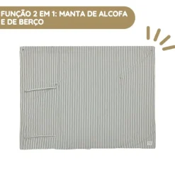 Walking Mum Manta Praliné Rayas TOG 2,5 - Matcha