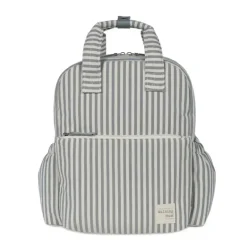 Walking Mum Mochila Praliné Rayas - Matcha