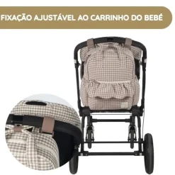 Walking Mum Mochila Praliné Vichy - Moka
