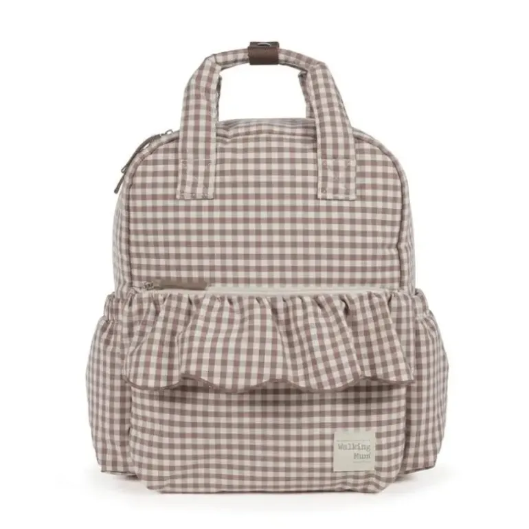 Walking Mum Mochila Praliné Vichy - Moka