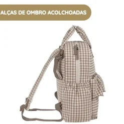 Walking Mum Mochila Praliné Vichy - Moka