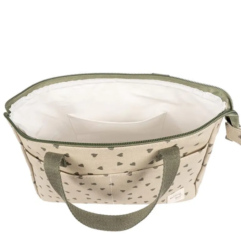 Walking Mum Necessaire Poppy Hearts - Musgo