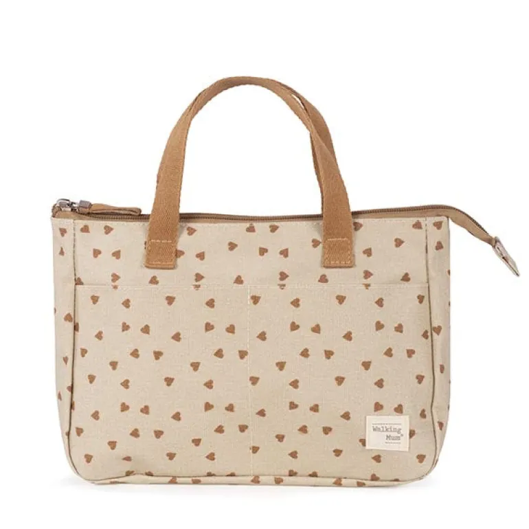 Walking Mum Necessaire Poppy Hearts - Canela