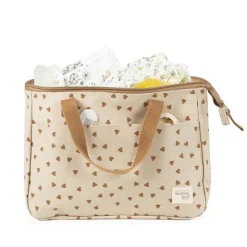 Walking Mum Necessaire Poppy Hearts - Canela