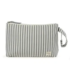 Walking Mum Necessaire Praliné Rayas - Matcha