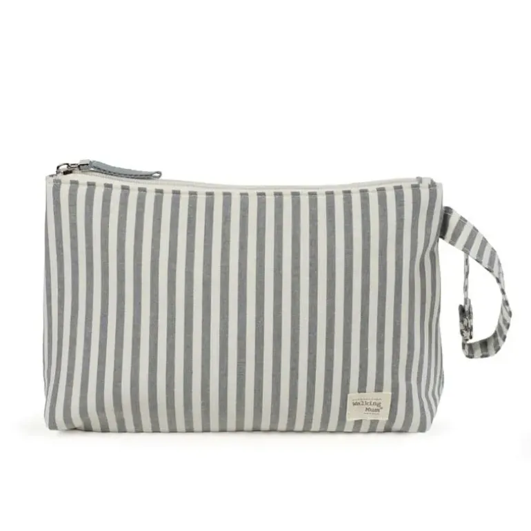 Walking Mum Necessaire Praliné Rayas - Matcha