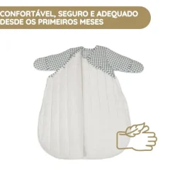 Walking Mum Saco de Dormir Praliné Vichy/Rayas TOG 2,5 - Matcha