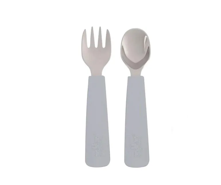 We Might Be Tiny Conjunto 2 talheres Feedie - Gris
