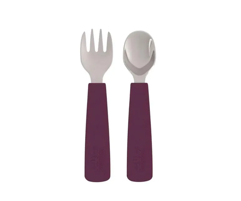 We Might Be Tiny Conjunto 2 talheres Feedie - Plum