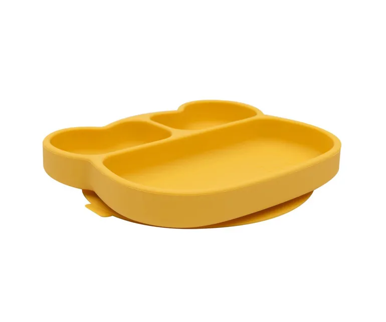 We Might Be Tiny - Prato com Ventosa Urso - Amarelo
