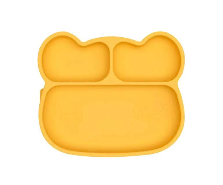 We Might Be Tiny - Prato com Ventosa Urso - Amarelo