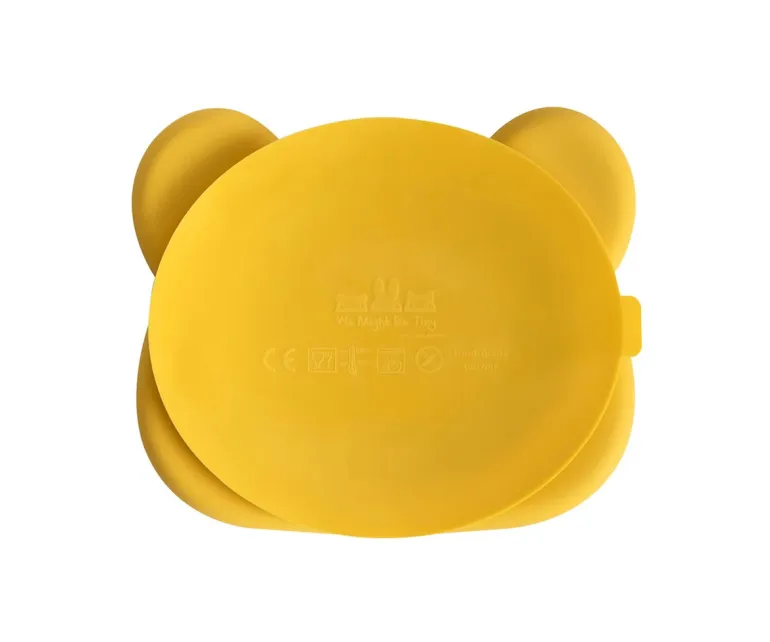 We Might Be Tiny - Prato com Ventosa Urso - Amarelo