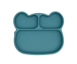 We Might Be Tiny - Prato com Ventosa Urso - Azul Dusk