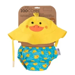 ZooCchini - Conjunto de Banho Chapéu e Cueca 12-24 meses - Pato